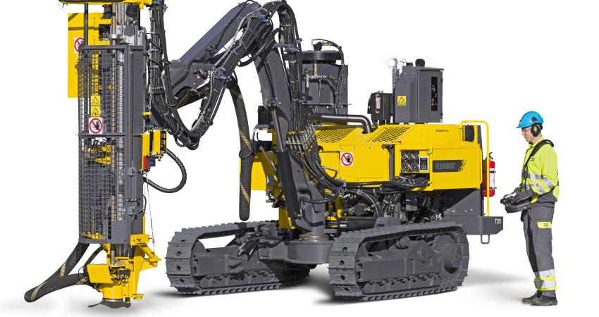 Atlas Copco new drill rig 