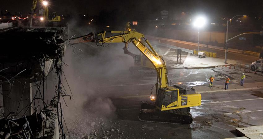 Rammer breakers on Komatsu excavators 