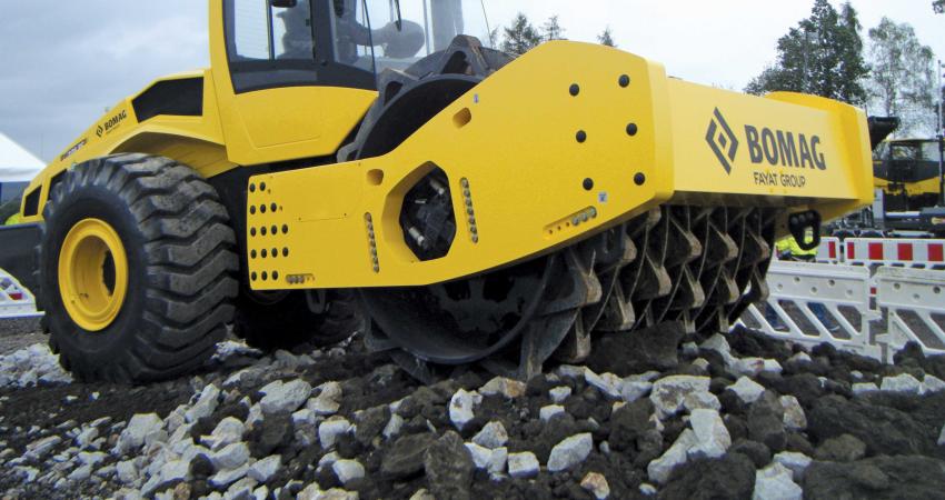 BOMAG soil compactor 