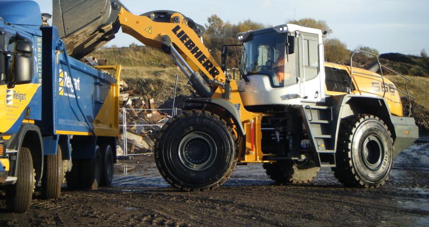 Liebherr wheeled loader 