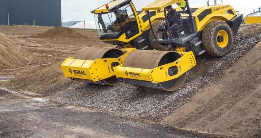 BOMAG soil compactor 