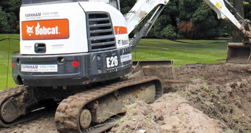 Bobcat E26 mini excavator 