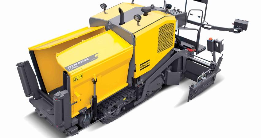 Atlas Copco’s F1200C asphalt paver 