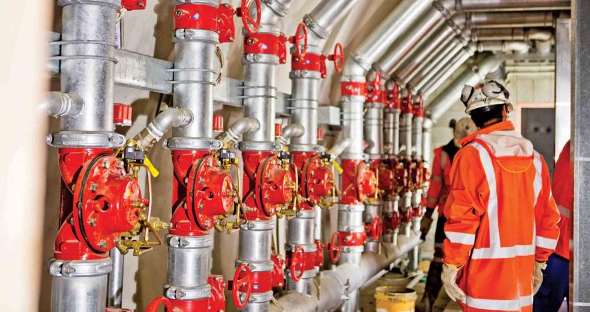 Piping for emergency fire protection systems 