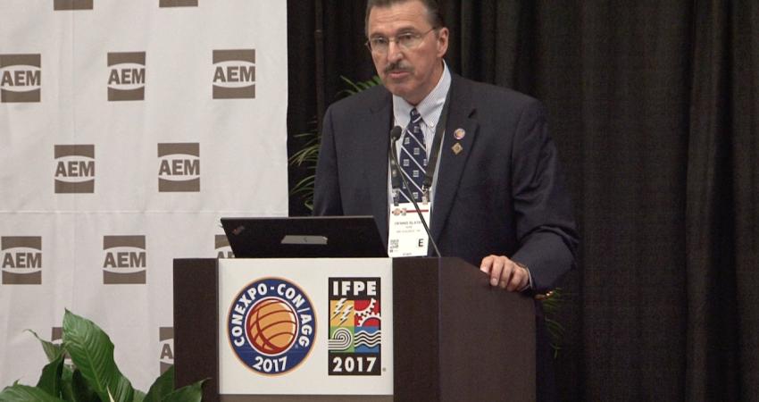 Dennis Slater, president of the Association of Equipment Manufacturers