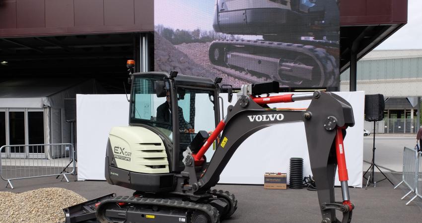 Volvo CE’s innovative electric mini excavator