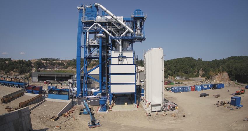 The Benninghoven plant was installed within a tight timeframe, despite tough conditions