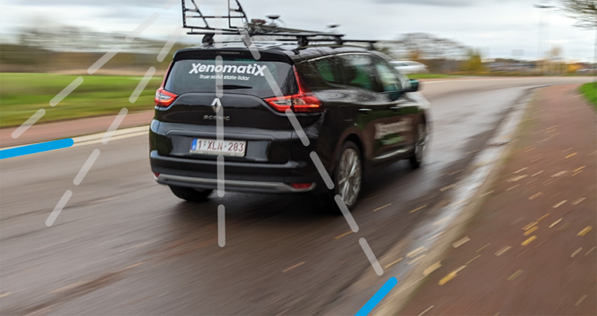 The latest version of XenomatiX’s road lidar XenoTrack inspection system covers two lanes in one pass.