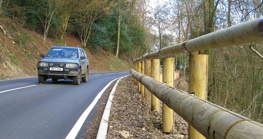 SCT wooden barriers