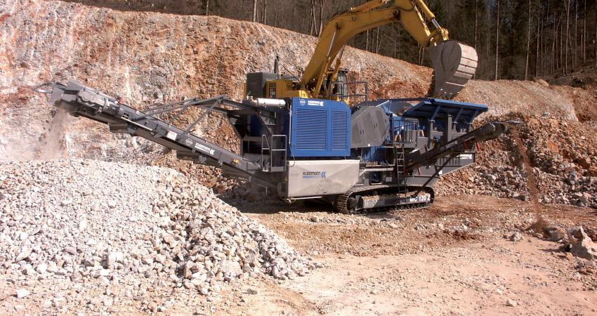 Kleemann's jaw crusher 