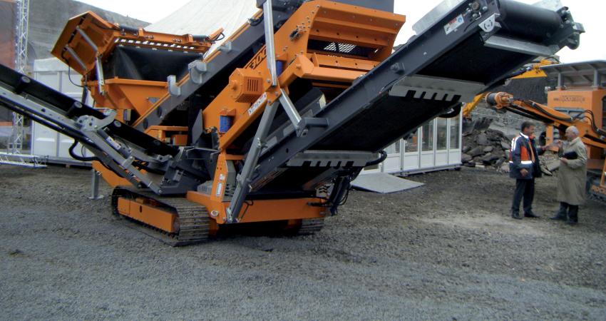 Rockster mobile crusher 