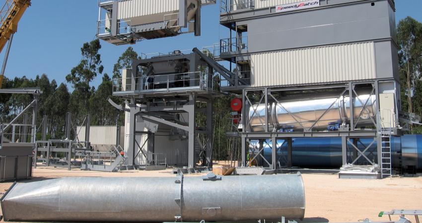 SpeedyBatch asphalt batching plant 