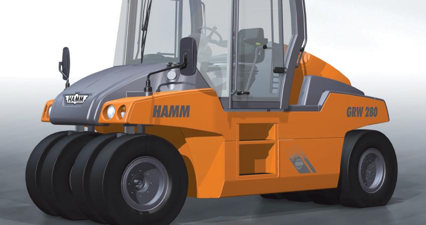 Hamm's new GRW280 ashpalt compactor