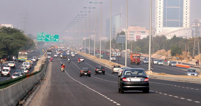 The Delhi-Gurgaon Expressway