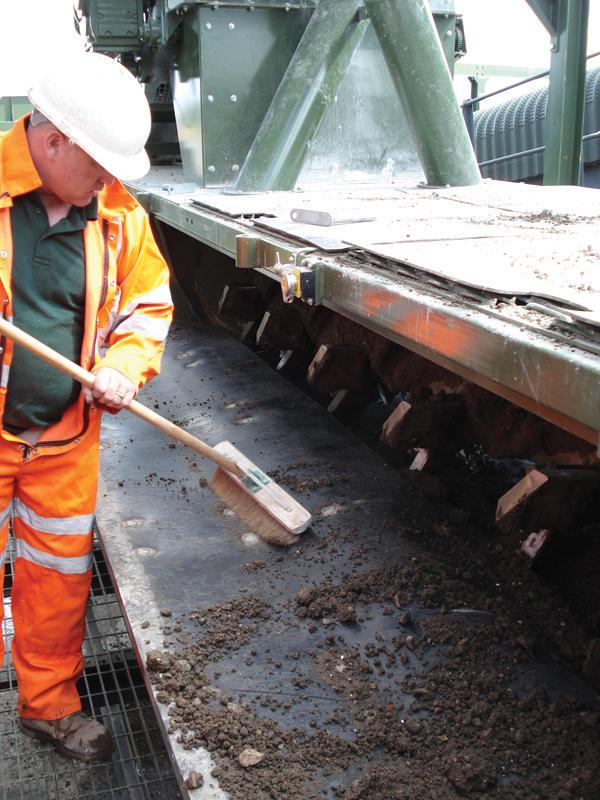 Daymill's Pugmill being cleaned