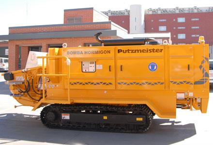 Putzmeister latest self propelled pump