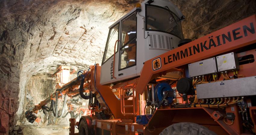 Lemminkainen DTi drilling at tunnel 