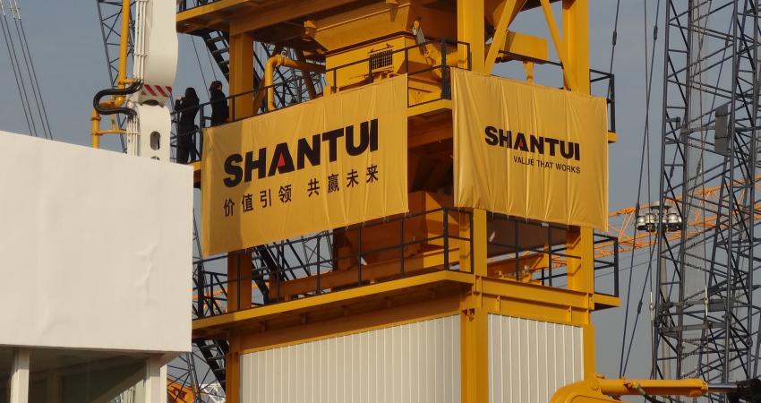 Shantui concrete batching plant