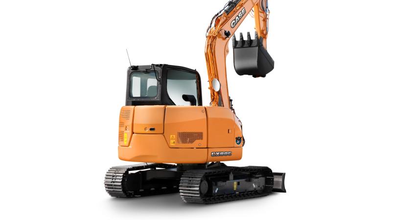 Case’s CX80C midi-excavator