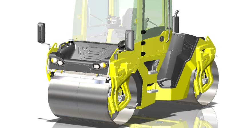 mid-range asphalt compactors from BOMAG 