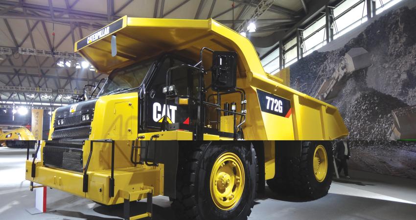 Cat’s 772G rigid-frame truck 