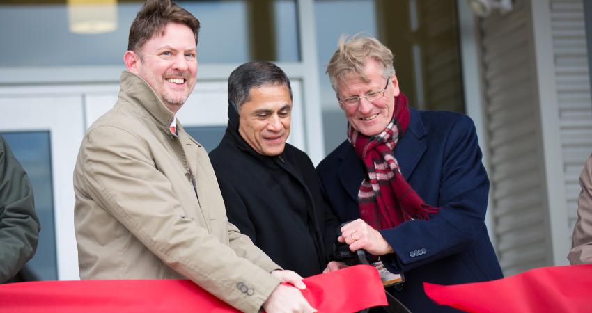 Pat Olney (right), Victor Mendez and Jonas Hafström 