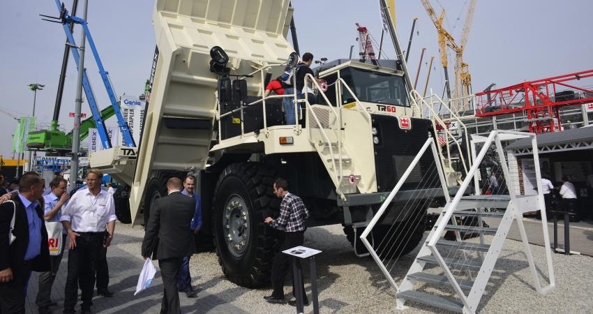 bauma 2013 Daily Terex TR60 Rigid Dump Truck