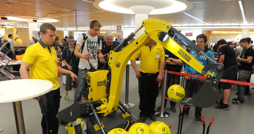 Wacker Neuson dual-power mini excavator