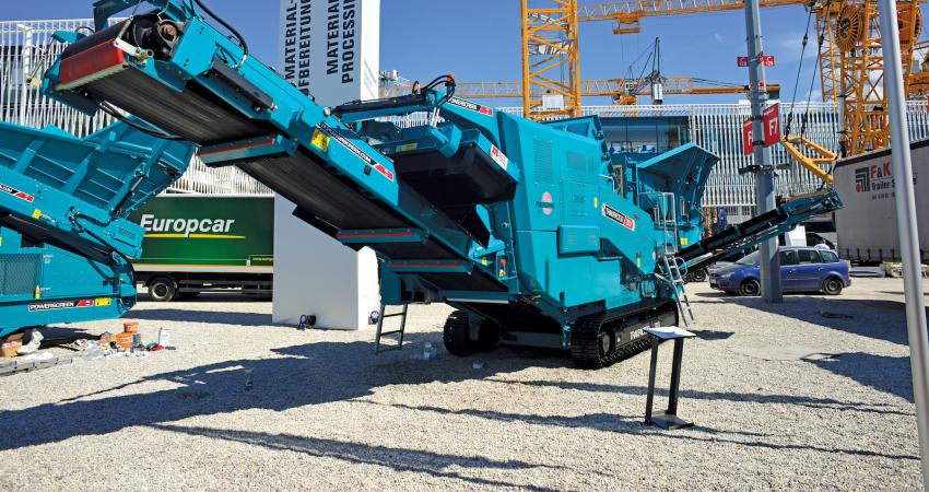 Powerscreen’s powerful tracked crusher