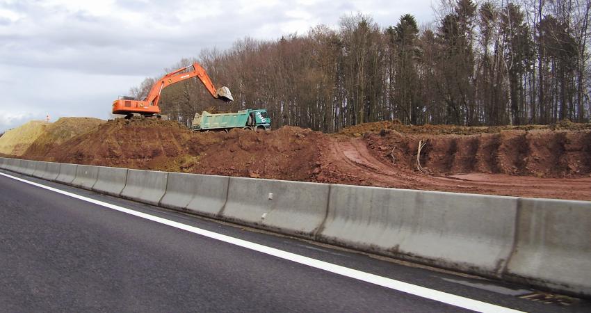 safety barrier on the highways 