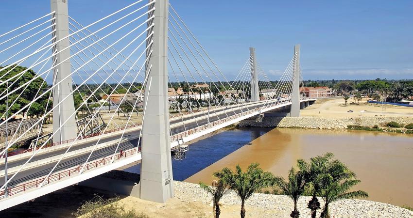 Bridge over the Catumbela River in Angola 