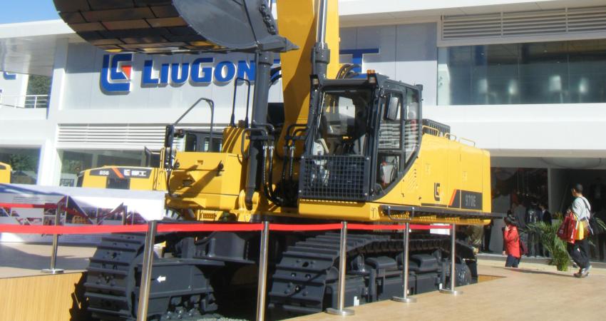 The 970E excavator from LiuGong 