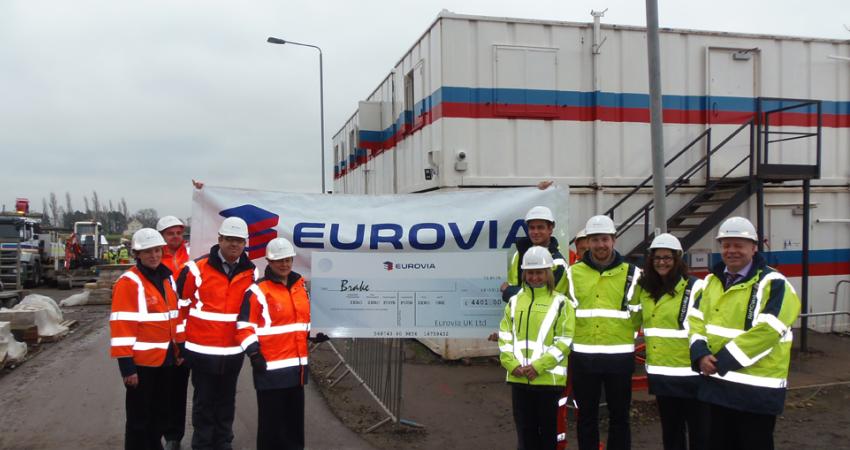 Brake and Eurovia staff 