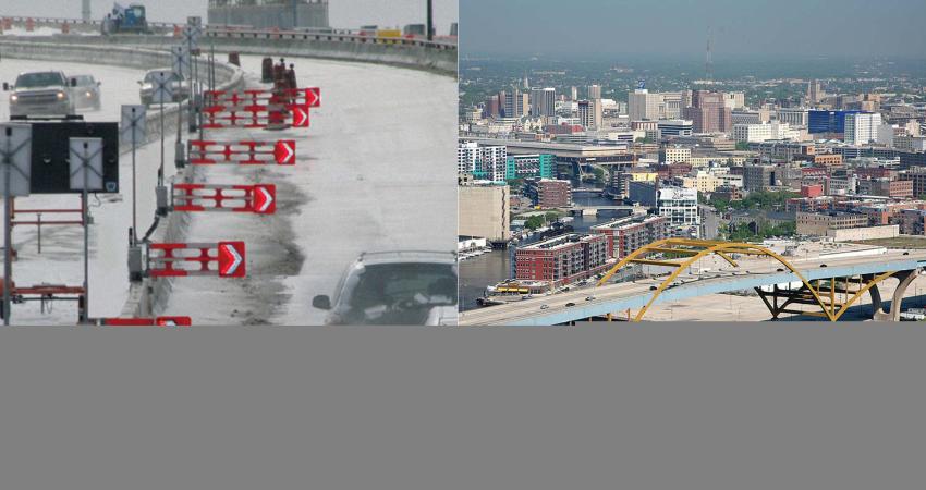 daily lane closures Hoan Bridge in Milwaukee