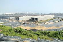 specially-built dry dock area