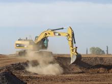 Caterpillar excavator with telematics technologies 