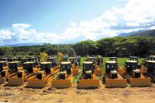 Shantui machines, Philippines 