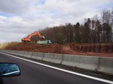 building a road in Germany 