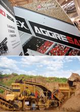 Terex Washing Systems washing plants and IROCK’s Sidewinder crushers 