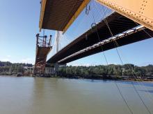 gap widens on Port Mann Bridge 