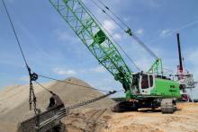 Sennebogen 640 HD crawler crane