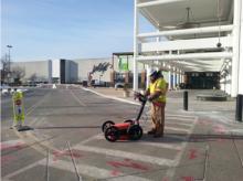 Figure 3 - GPR in action