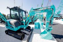 Kobelco mini excavator