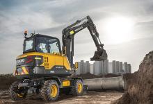 Volvo EW60E wheeled excavator 