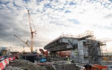 First span of the north approach viaduct 