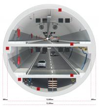 Bored Tunnel (TBM) split view explanation