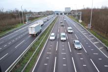 traffic flow on a highway