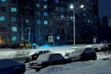 tough winter conditions in Russia 