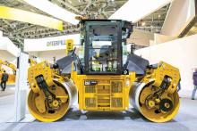 Caterpillar high-performance drum steer compactor