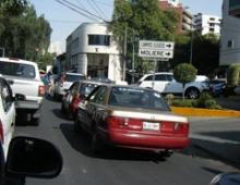 Mexico City is notorious for its heavy traffic congestion 